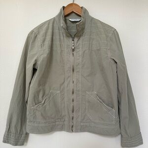 Fresh produce women’s gray-green jacket size small